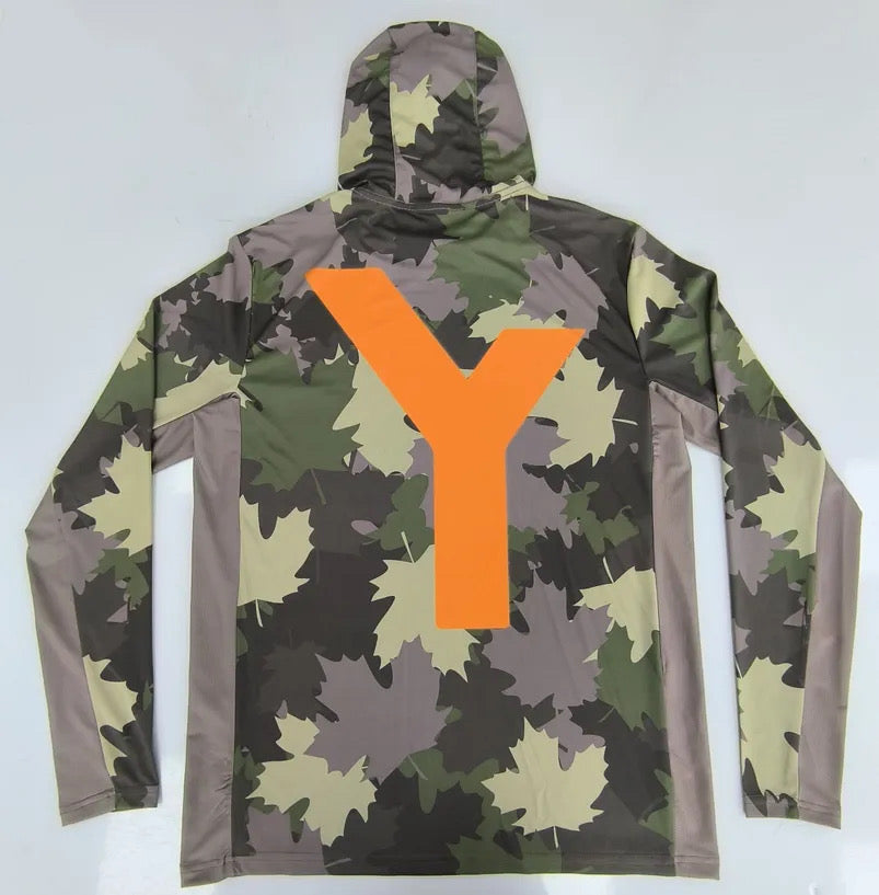 “Size XL” Maple camo Y tech